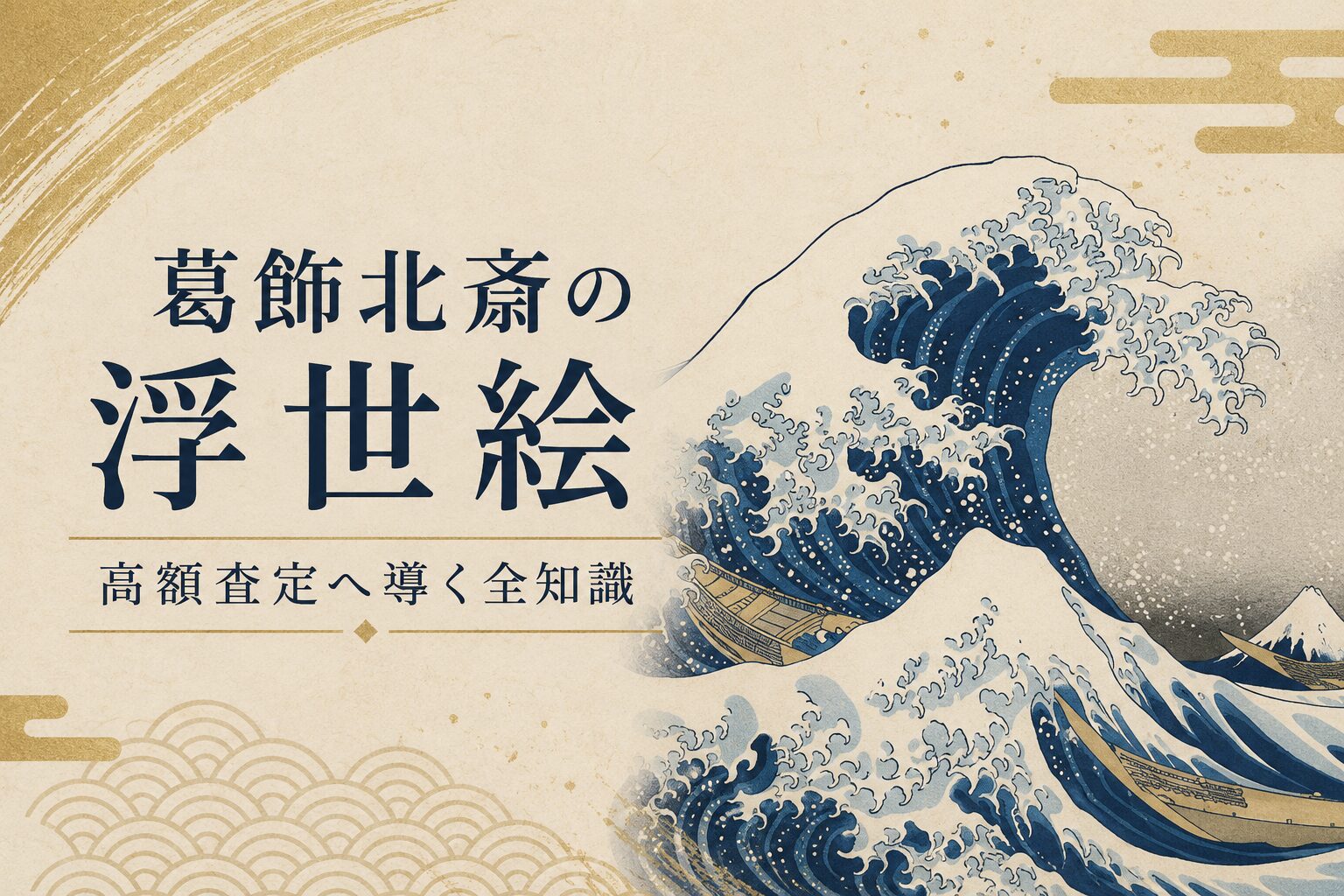 葛飾北斎の浮世絵を高額査定へ導く全知識｜買取相場・真贋の見分け方