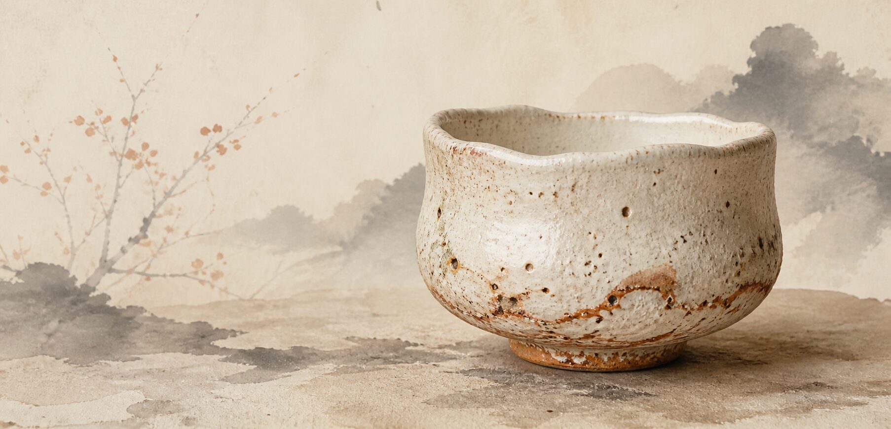荒川豊蔵作? 絵志野香合 茶道具 志野焼　AZ154　1F14 荒川豊蔵の志野焼・瀬戸黒を高く売るには？真贋の見極めと査定アップのコツ