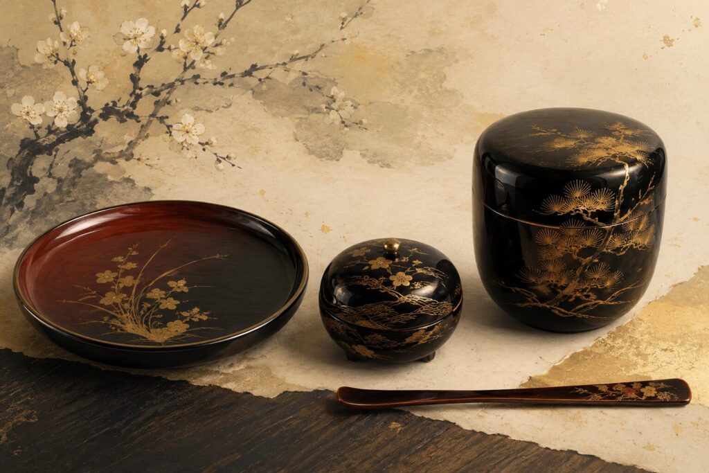 塗師 中村宗哲 根来菊彫香合 漆器 茶道具 共箱 茶道具 六角香合 塗師 中村宗哲 哲工房 喜寿 而妙斎 香道 漆器 香合 共